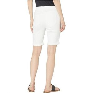NWTD Liverpool 6 28 9-Inch Chloe Pull On Bermuda Short White 126100